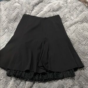 Vintage gothic Black Women's Skirt